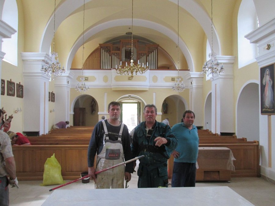 Malov�n� kostela 2014