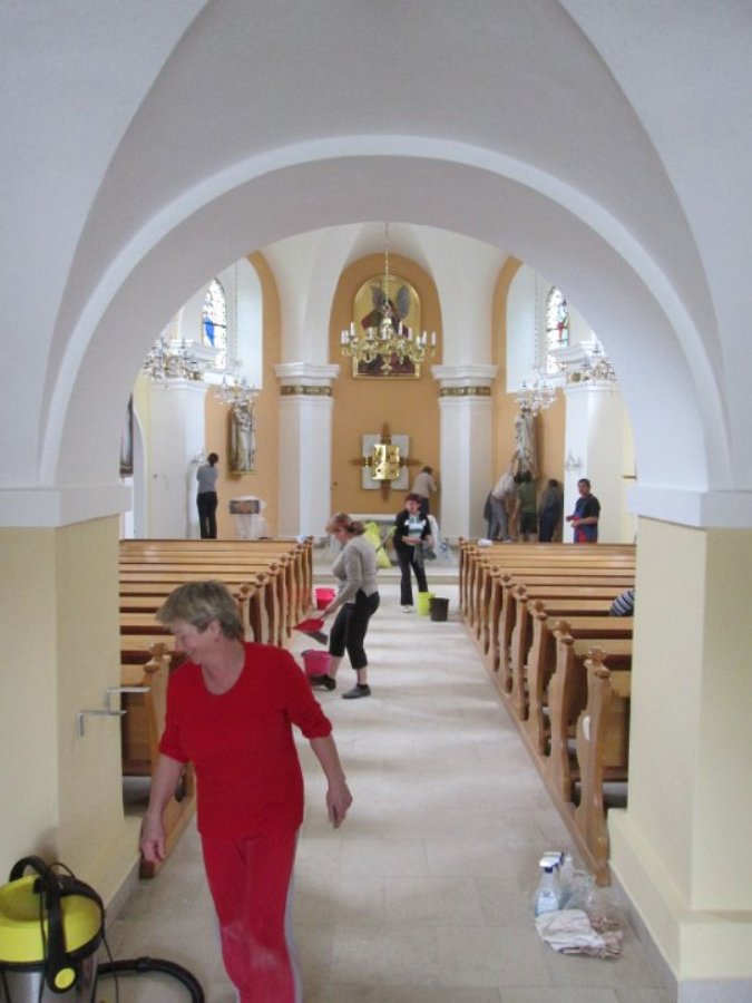 Malovn kostela 2014